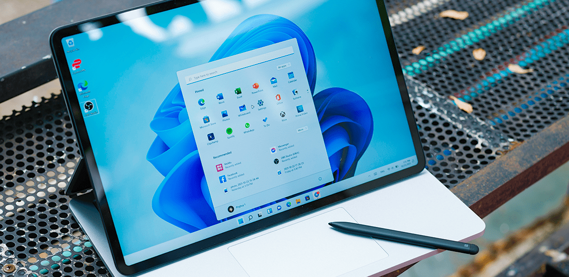 Windows 10 interface