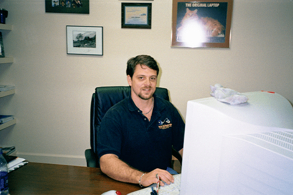 Louis in old office
