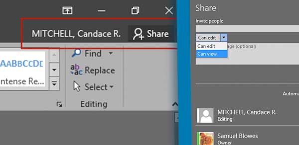 shareing documents with office 365