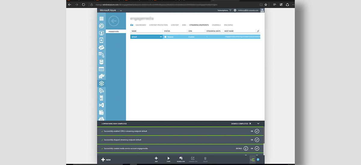 azure media services cdn option