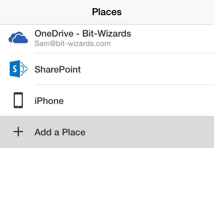 Places Feature