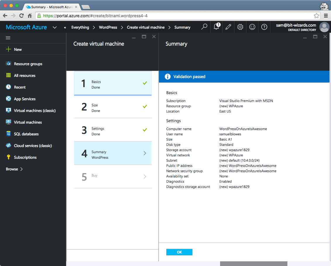 Azure server overview