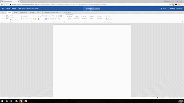 collaboration in SharePoint online