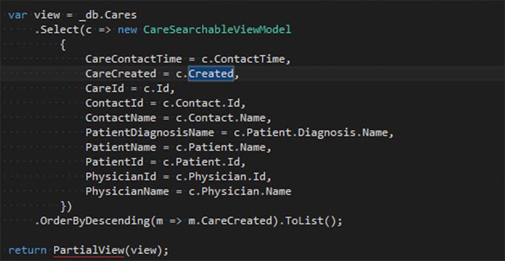 Simplified query