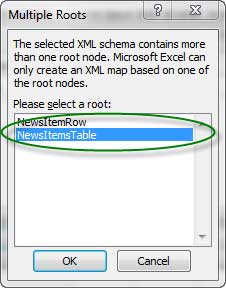 export excel 2010 to xml