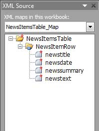 export excel 2010 to xml