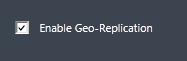 enable geo-replication