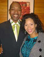 JD and his wife at the awards ceremony