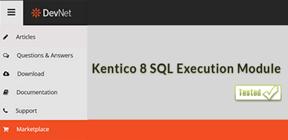 kentico 8 module