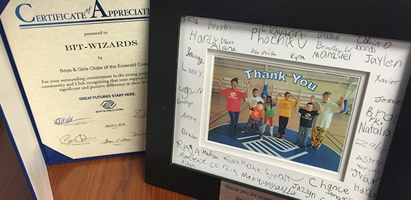 certificate of appreciation