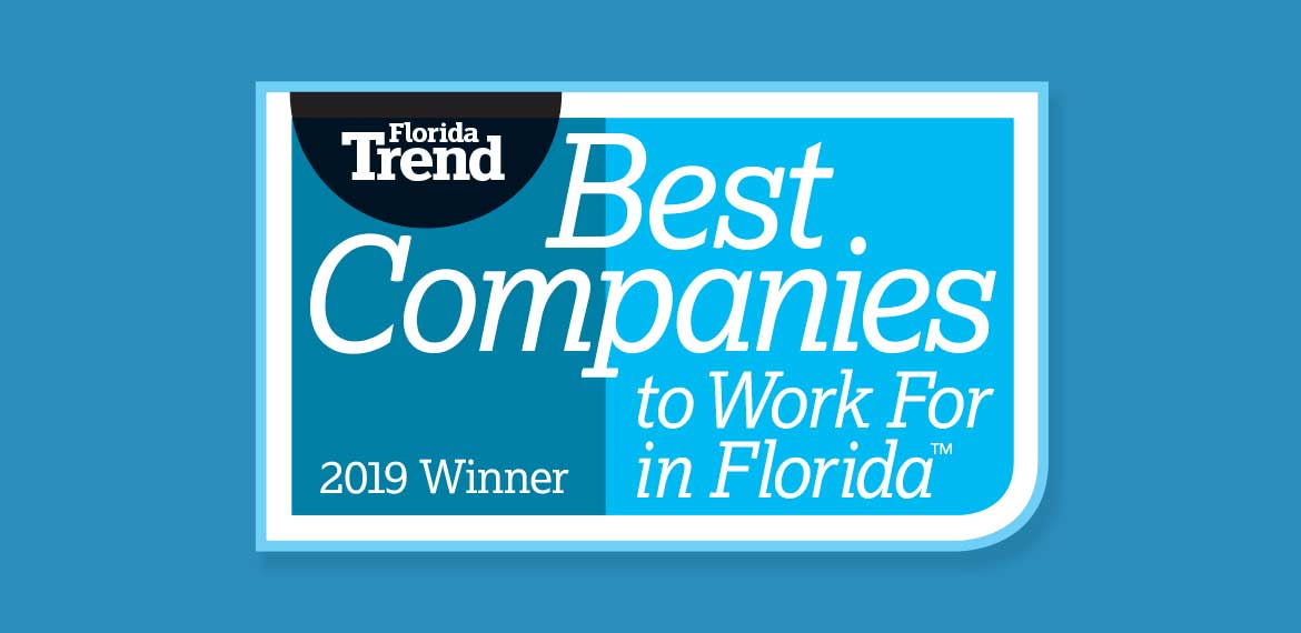 Florida Trend 2019 Best Company to Work For
